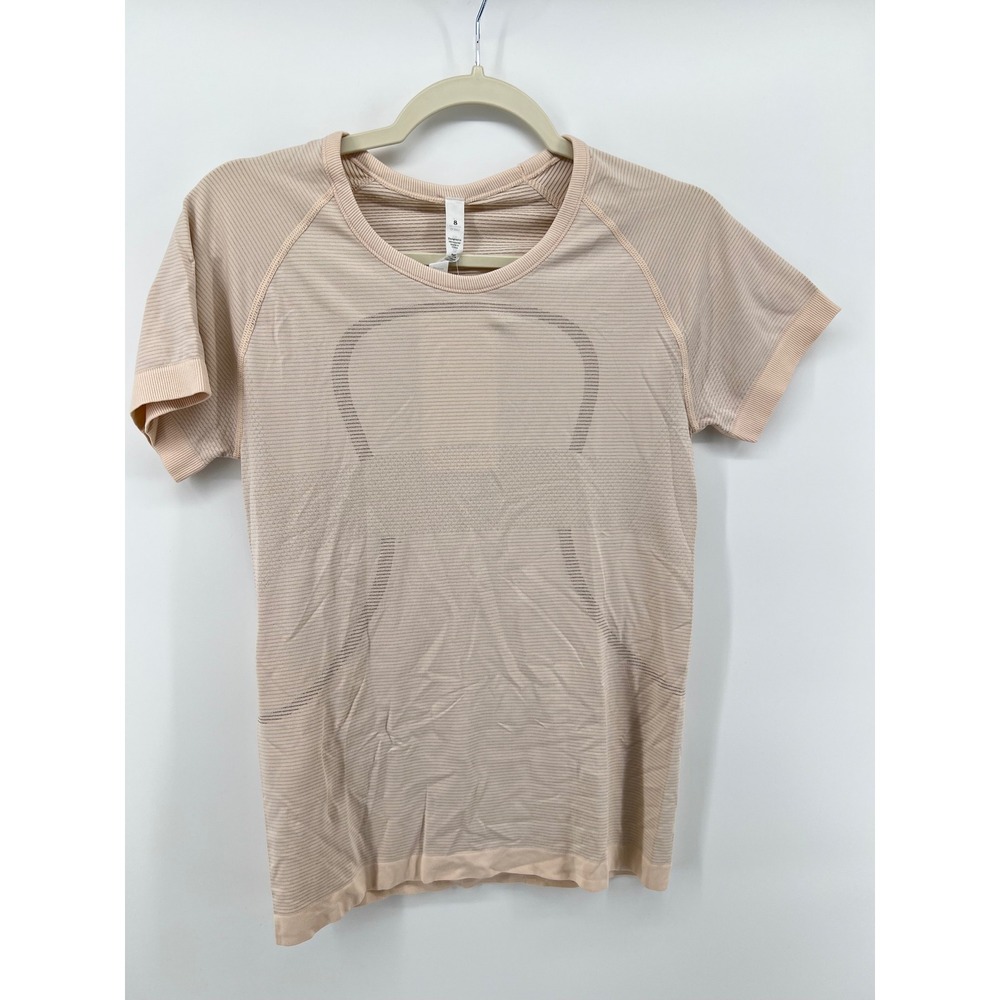 Lululemon Swiftly Tech Short Short Sleeve 2.0 Pink Pastel athletic NWT Size 8